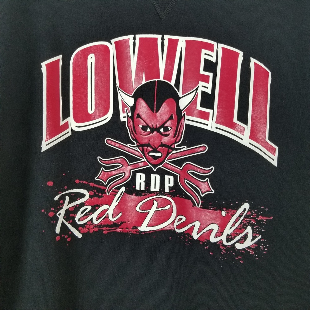 Russell Lowell RED DEVILS sweatshirt XL - Picture 3 of 6